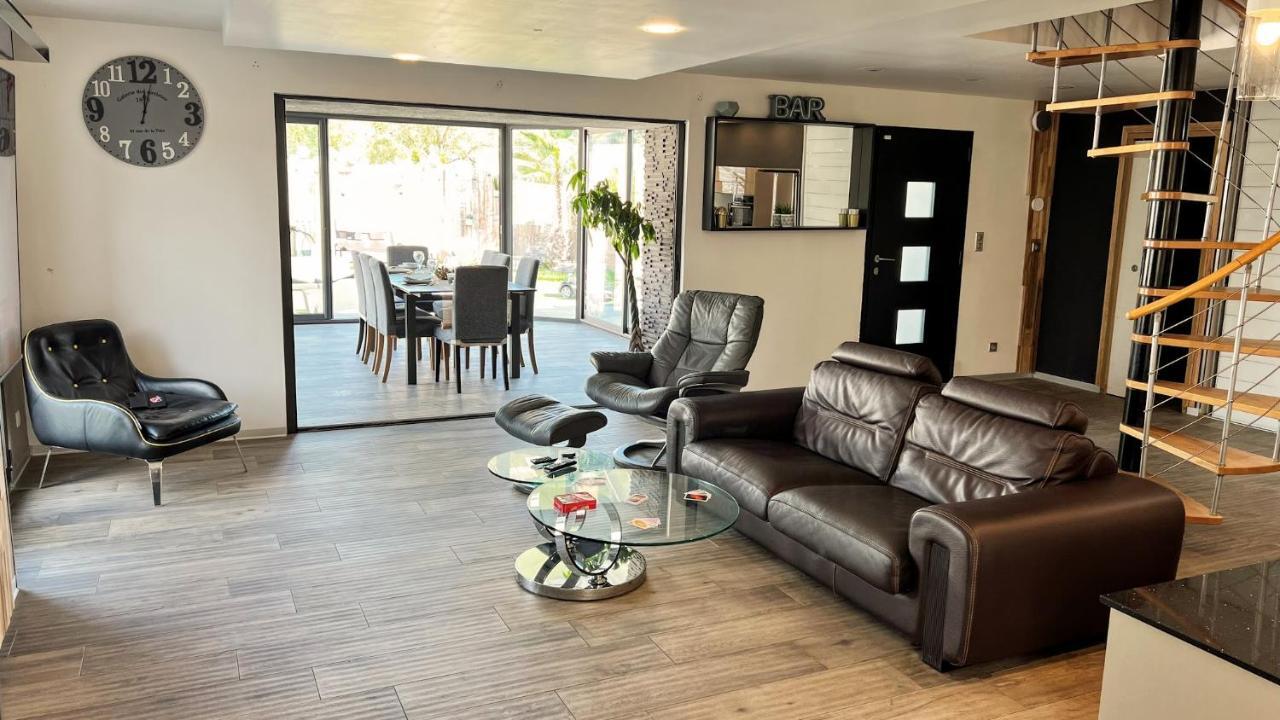 Villa Dali La Garde 260M2 Jacuzzi, Sauna, Piscine, Jardin 500M2, 5 Minutes De La Plage Extérieur photo